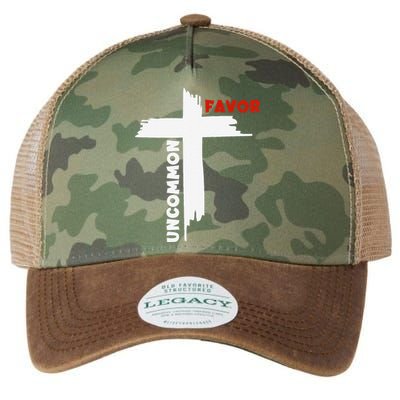 Uncommon Favor Religious Christian Believer Legacy Tie Dye Trucker Hat