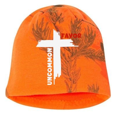 Uncommon Favor Religious Christian Believer Kati - Camo Knit Beanie