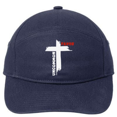 Uncommon Favor Religious Christian Believer 7-Panel Snapback Hat