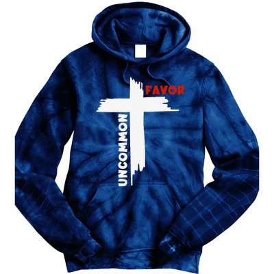 Uncommon Favor Religious Christian Believer Tie Dye Hoodie