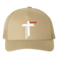 Uncommon Favor Religious Christian Believer Yupoong Adult 5-Panel Trucker Hat