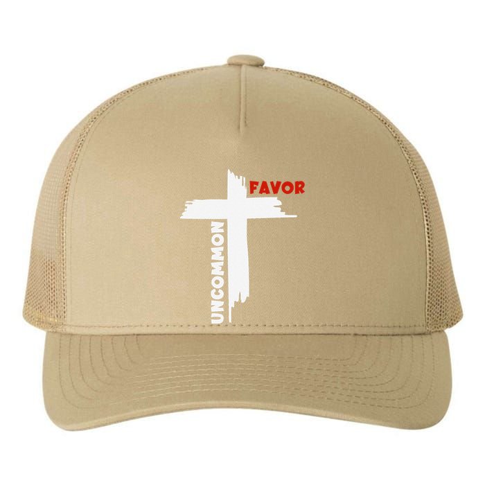 Uncommon Favor Religious Christian Believer Yupoong Adult 5-Panel Trucker Hat