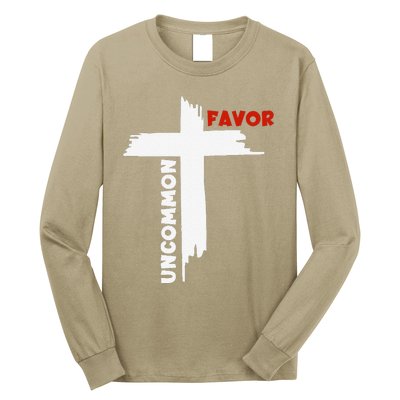 Uncommon Favor Religious Christian Believer Long Sleeve Shirt