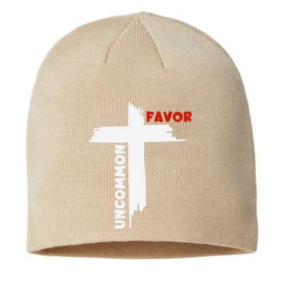 Uncommon Favor Religious Christian Believer Sustainable Beanie