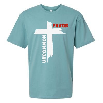 Uncommon Favor Religious Christian Believer Sueded Cloud Jersey T-Shirt