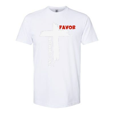 Uncommon Favor Religious Christian Believer Softstyle CVC T-Shirt