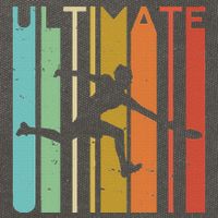 Ultimate Frisbee Retro Player Women Flying Disc Throwing Cotton Canvas Backpack