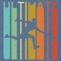 Ultimate Frisbee Retro Player Garment-Dyed Sweatshirt