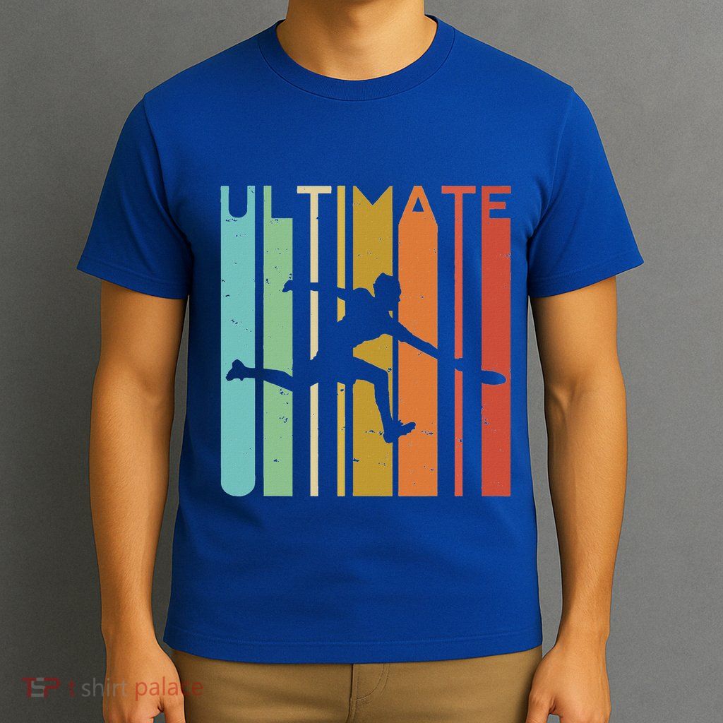 Ultimate Frisbee Retro Player T-Shirt