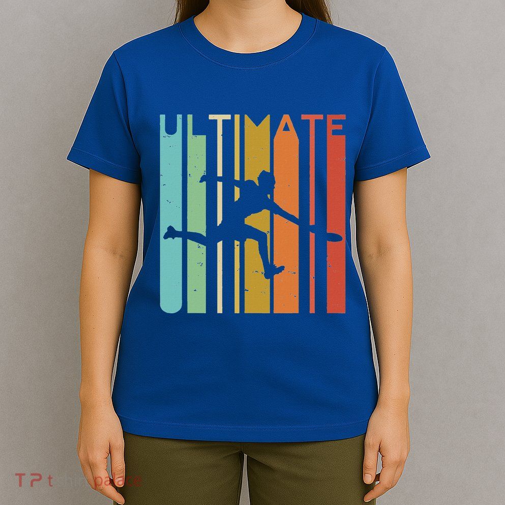 Ultimate Frisbee Retro Player T-Shirt