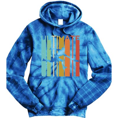 Ultimate Frisbee Retro Player Tie Dye Hoodie