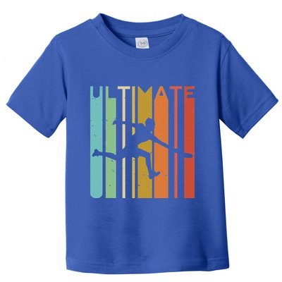 Ultimate Frisbee Retro Player Toddler T-Shirt