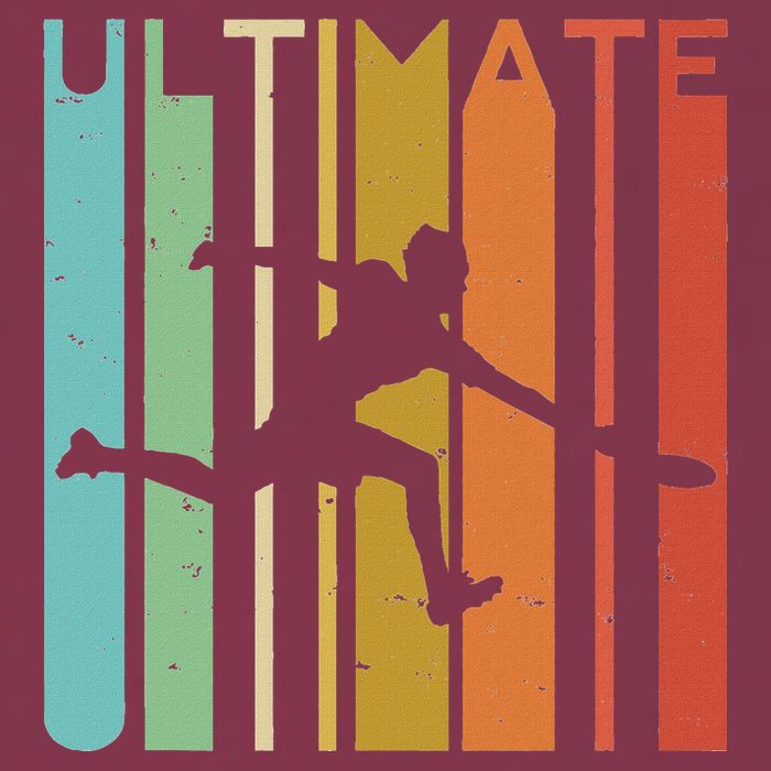 Ultimate Frisbee Retro Player 16oz Travel Tumbler