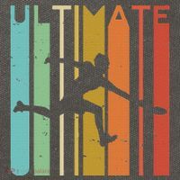 Ultimate Frisbee Retro Player Cotton Canvas Backpack