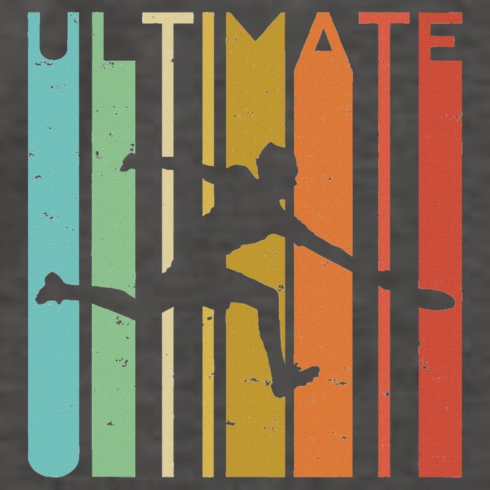Ultimate Frisbee Retro Player Vector Backpack