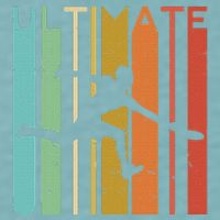 Ultimate Frisbee Retro Player Sueded Cloud Jersey T-Shirt