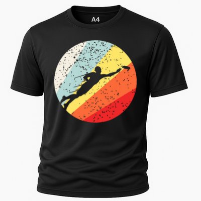 Ultimate Frisbee Retro Distressed Performance Shirt