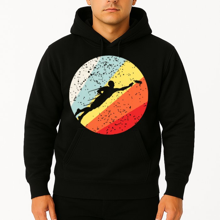 Ultimate Frisbee Retro Distressed Hoodie