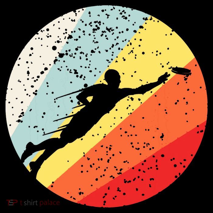 Ultimate Frisbee Retro Distressed Sweatshirt