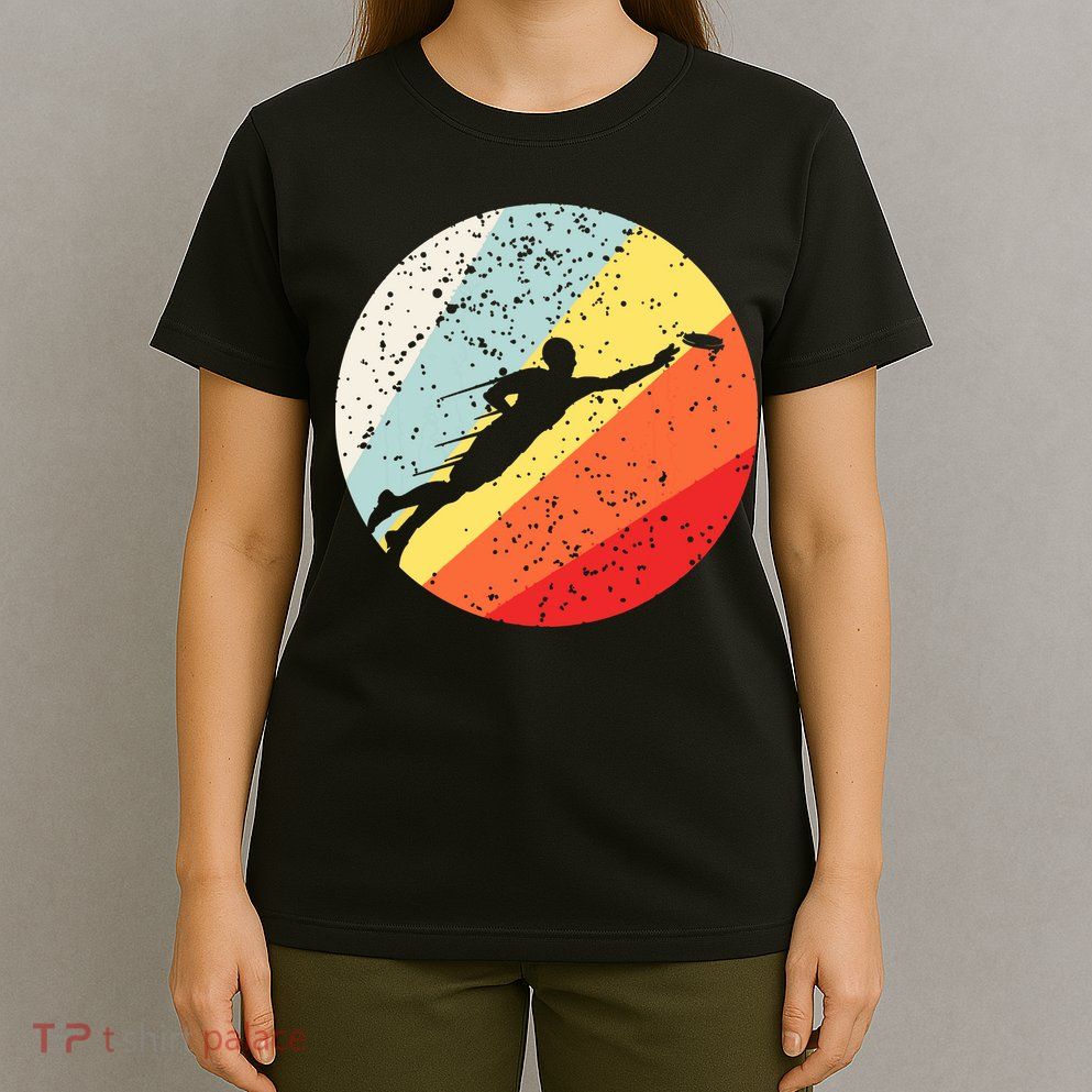 Ultimate Frisbee Retro Distressed T-Shirt