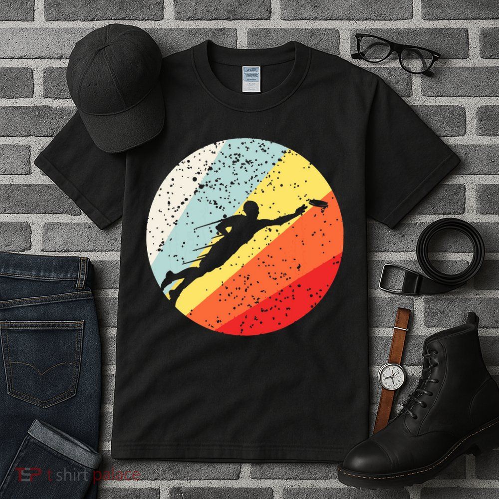 Ultimate Frisbee Retro Distressed Tall T-Shirt