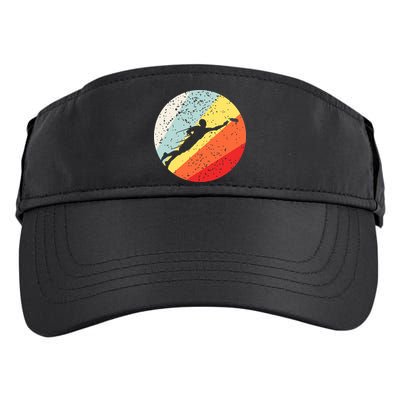 Ultimate Frisbee Retro Distressed Adult Drive Performance Visor