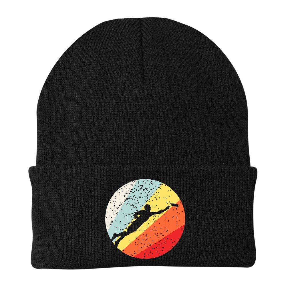 Ultimate Frisbee Retro Distressed Beanie