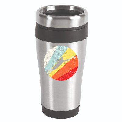 Ultimate Frisbee Retro Distressed 16oz Travel Tumbler