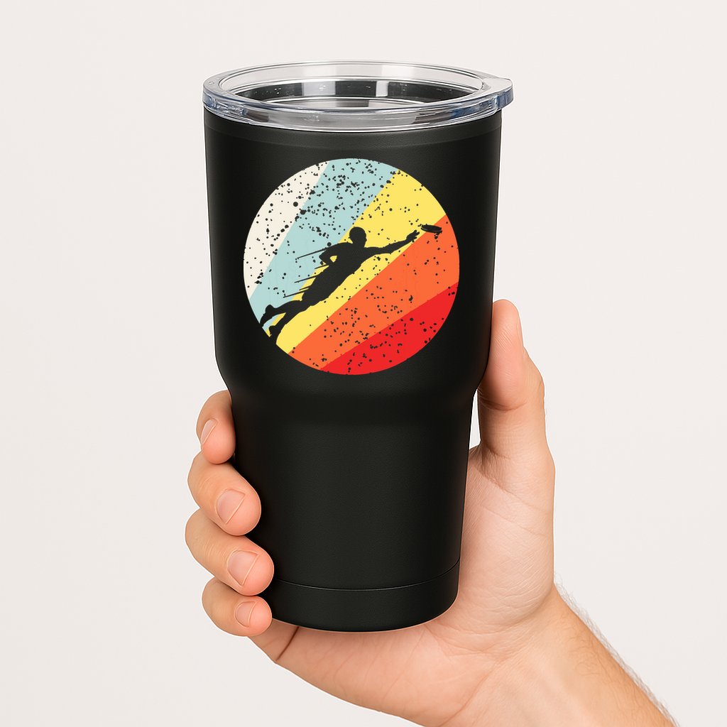 Ultimate Frisbee Retro Distressed Tumbler