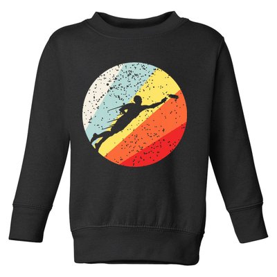 Ultimate Frisbee Retro Distressed Toddler Sweatshirt