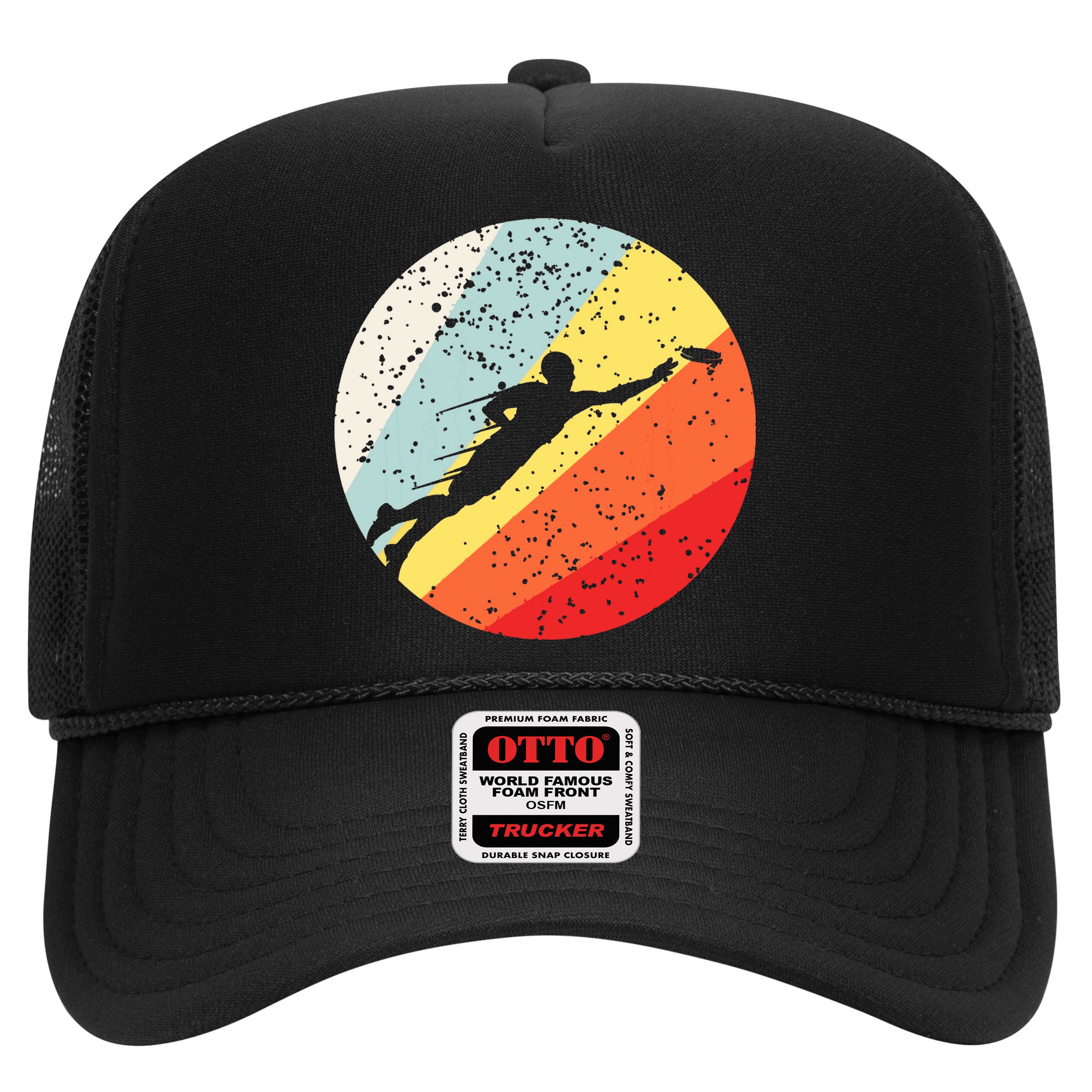 Ultimate Frisbee Retro Distressed Hat