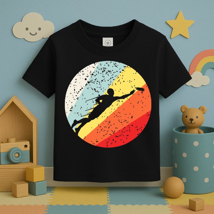 Ultimate Frisbee Retro Distressed Toddler T-Shirt