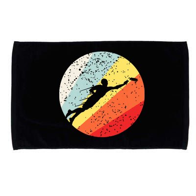 Ultimate Frisbee Retro Distressed Microfiber Hand Towel