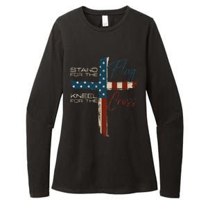 USA Flag Religious Quote 4th Of July Christian Faith Womens CVC Long Sleeve Shirt