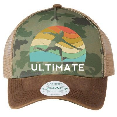 Ultimate Frisbee Retro Player Flying Disc Throwing Meaningful Gift Legacy Tie Dye Trucker Hat