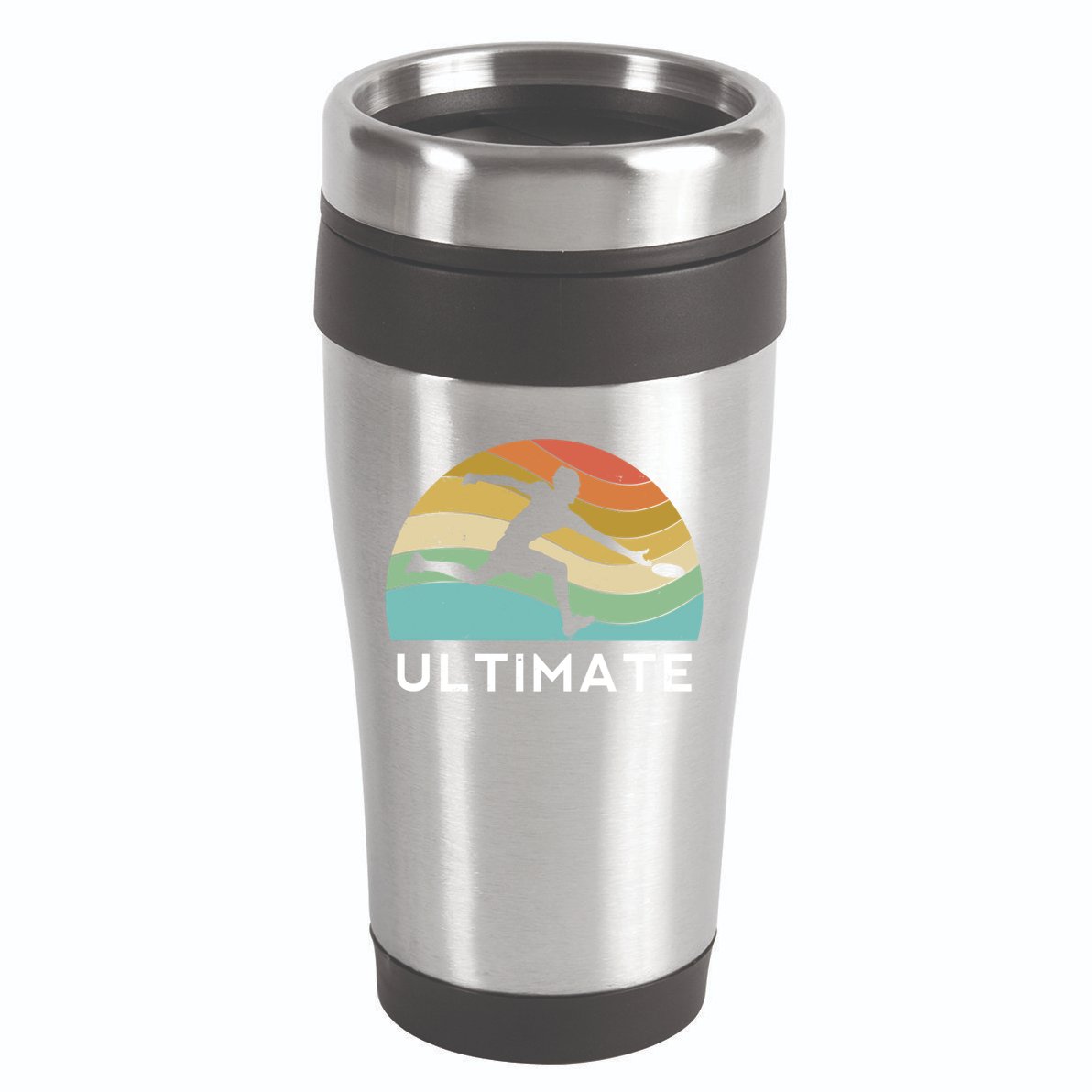 Ultimate Frisbee Retro Player Flying Disc Throwing Meaningful Gift 16oz Travel Tumbler