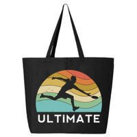 Ultimate Frisbee Retro Player Flying Disc Throwing Meaningful Gift 25L Jumbo Tote