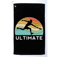 Ultimate Frisbee Retro Player Flying Disc Throwing Meaningful Gift Golf Towel