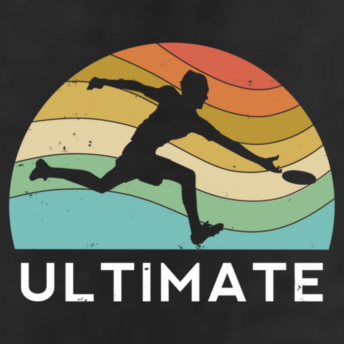 Ultimate Frisbee Retro Player Flying Disc Throwing Meaningful Gift Golf Towel