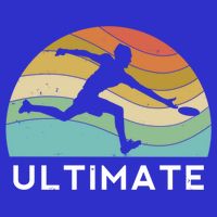Ultimate Frisbee Retro Player Flying Disc Throwing Meaningful Gift V-Neck T-Shirt
