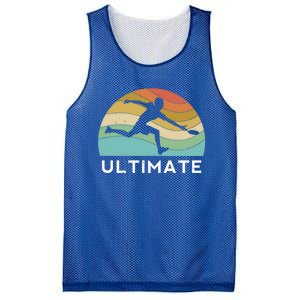 Ultimate Frisbee Retro Player Flying Disc Throwing Meaningful Gift Mesh Reversible Basketball Jersey Tank