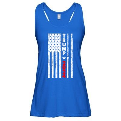 Usa Flag Restore AmericaS Greatness Trump 2024 Cute Gift Ladies Essential Flowy Tank