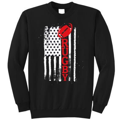 USA Flag Rugby Vintage Sweatshirt