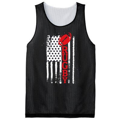 USA Flag Rugby Vintage Mesh Reversible Basketball Jersey Tank