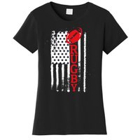 USA Flag Rugby Vintage Women's T-Shirt