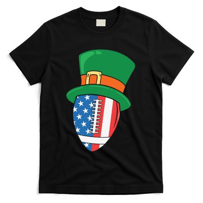 USA Flag Rugby Leprechaun St Patricks Day T-Shirt