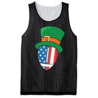 USA Flag Rugby Leprechaun St Patricks Day Mesh Reversible Basketball Jersey Tank