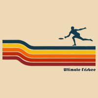 Ultimate Frisbee Retro Color Lines Bag