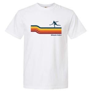 Ultimate Frisbee Retro Color Lines Garment-Dyed Heavyweight T-Shirt