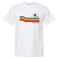 Ultimate Frisbee Retro Color Lines Garment-Dyed Heavyweight T-Shirt